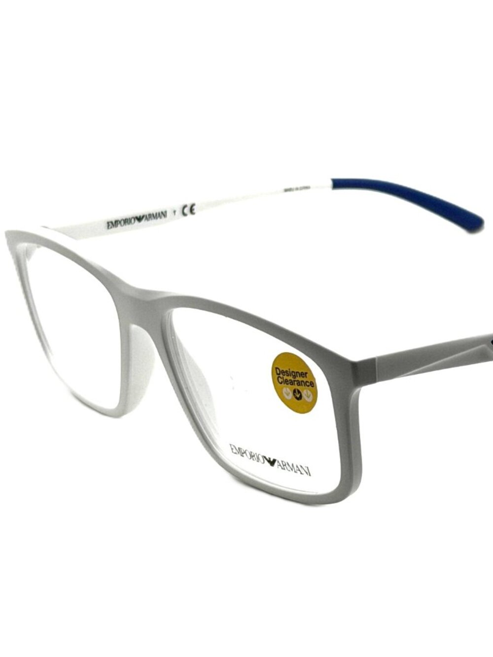 NEW EMPORIO ARMANI EA 3196 5344 MATTE WHITE MEN EYEGLASSES 54MM 17 145